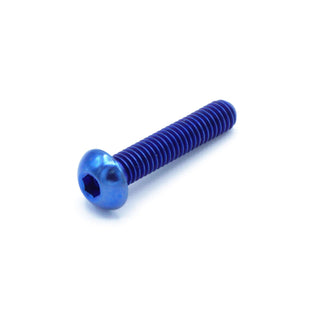 Buy blue M4 x .7 x 20mm Titanium Button Head Bolt