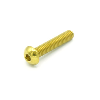 Buy gold M4 x .7 x 20mm Titanium Button Head Bolt