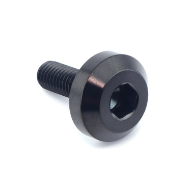 M5 x .8 x 15mm Black Titanium Motor Head Bolt — Grade 5 Ti-6Al-4V dress up hardware by Fast Turn Fittings