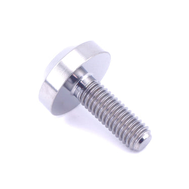 M5 x .8 x 15mm Polished Titanium Motor Head Bolt — Grade 5 Ti-6Al-4V dress up hardware by Fast Turn Fittings