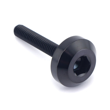 M4 x .7 x 25mm Black GR5 Titanium Motor Head Bolt - Fast Turn Fittings