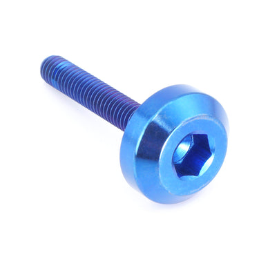 M4 x .7 x 25mm Blue GR5 Titanium Motor Head Bolt - Fast Turn Fittings