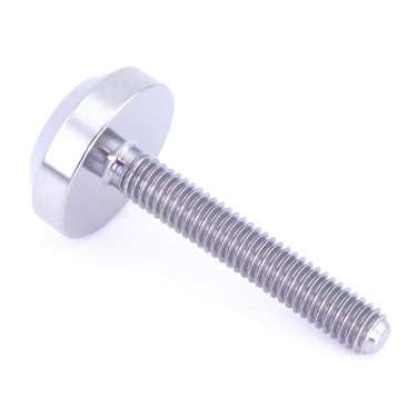 M4 x .7 x 25mm Polished GR5 Titanium Motor Head Bolt - Fast Turn Fittings