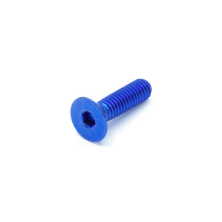 Buy blue M4 x .7 x 15mm Titanium Countersunk Bolt