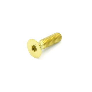 Buy gold M4 x .7 x 15mm Titanium Countersunk Bolt