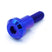 M6 x 1.00 x 25mm Motor Head Shoulder Bolt – Blue Titanium Dress Up Hardware