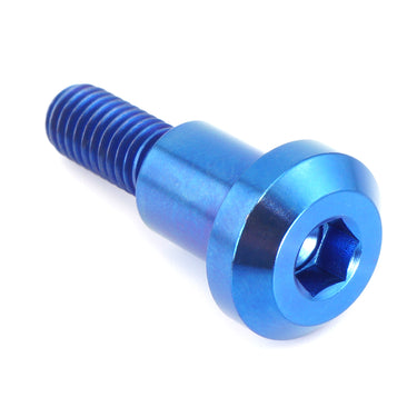 M6 x 1.00 x 25mm Blue Titanium Motor Head Shoulder Bolt – Grade 5 Dress Up Hardware