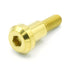 M6 x 1.00 x 25mm Motor Head Shoulder Bolt – Gold Titanium Dress Up Hardware
