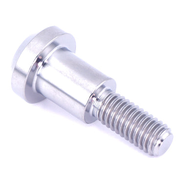 M6 x 1.00 x 25mm Polished Titanium Motor Head Shoulder Bolt – Grade 5 Dress Up Hardware
