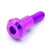 M6 x 1.00 x 25mm Motor Head Shoulder Bolt – Purple Titanium Dress Up Hardware