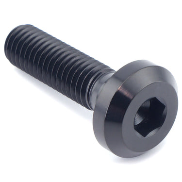 M8 x 1.25 x 30mm Titanium Motor Head Bolt - Black