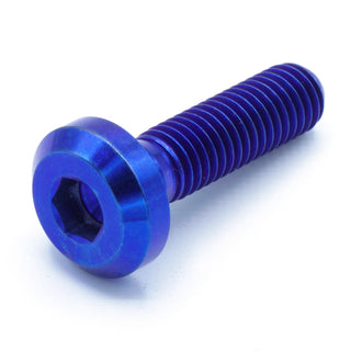 Buy blue M8 x 1.25 x 30mm Titanium Motor Head Bolt