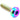 M8 x 1.25 x 30mm Titanium Motor Head Bolt - Cosmic Burn