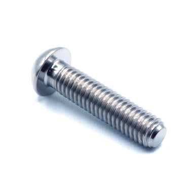 M6 x 1.00 x 25mm Titanium Button Head Bolt Polished
