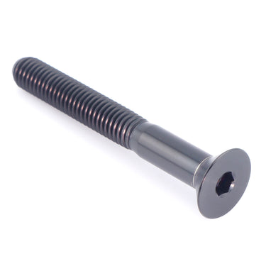 M5 x .8 x 40mm Black GR5 Titanium Countersunk Bolt - Fast Turn Fittings