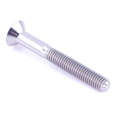 M5 x .8 x 40mm Polished GR5 Titanium Countersunk Bolt - Fast Turn Fittings
