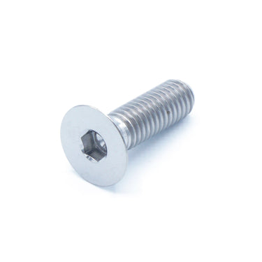 Perno avellanado de titanio M6 x 1,00 x 20 mm