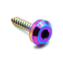 M5 x 2.0 x 25mm Titanium Motor Head Screw Cosmic Burn