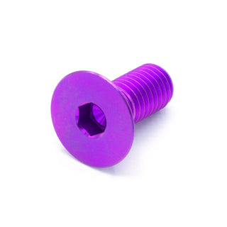 Buy purple M8 x 1.25 x 20mm Titanium Countersunk Bolt