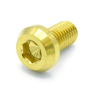 Buy gold M10 x 1.50 x 20mm Titanium Motor Head Bolt