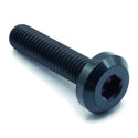 M8 x 1.25 x 35mm Titanium Motor Head Bolt Black