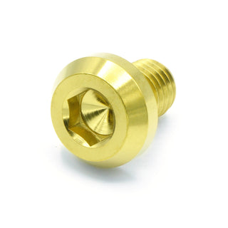 Buy gold M10 x 1.25 x 15mm Titanium Motor Head Bolt