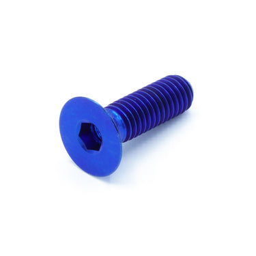 Perno avellanado de titanio M6 x 1,00 x 10 mm