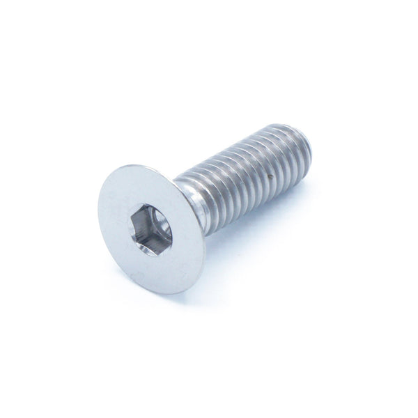 M6 x 1.00 x 10mm Titanium Countersunk Bolt
