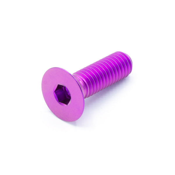 M6 x 1.00 x 10mm Titanium Countersunk Bolt