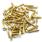 gold titanium split rim wheel bolt