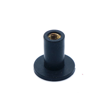 M5 x 0.8 x 15mm Large Flange Rubber Well Nut