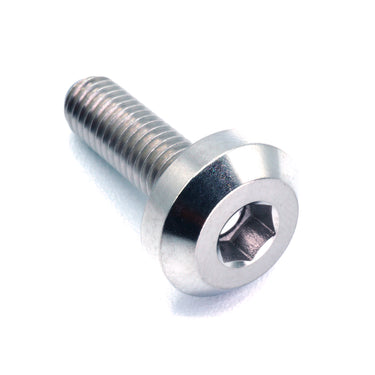 M6 x 1.00 x 20mm Motor Head Bolt – Raw Titanium Dress Up Hardware