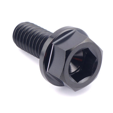 5/16-18 x 3/4" Black Titanium Dual Drive Bolt — Grade 5 Ti-6Al-4V dress up hardware by Fast Turn Fittings