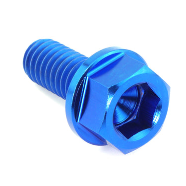 5/16-18 x 3/4" Blue Titanium Dual Drive Bolt — Grade 5 Ti-6Al-4V dress up hardware by Fast Turn Fittings