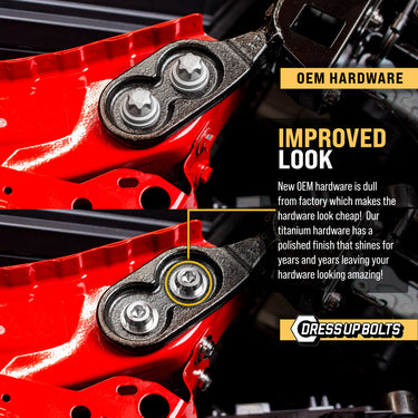 Titanium Hardware Hood Kit - BMW G80 M3/M4 (2021+)