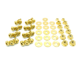 Buy gold Stage 2 Titanium Hardware Engine Bay Kit - Mazda Miata (1989-1997)