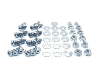 Buy polished Stage 2 Titanium Hardware Engine Bay Kit - Mazda Miata (1989-1997)