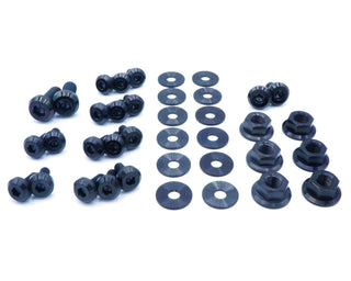 Buy black Stage 1 Titanium Hardware Engine Bay Kit - Mitsubishi Evo VIII