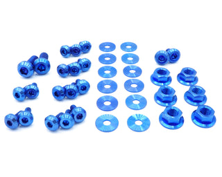 Buy blue Stage 1 Titanium Hardware Engine Bay Kit - Mitsubishi Evo VIII