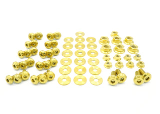 Buy gold Titanium Hardware Engine Bay Kit - Mitsubishi Evo X