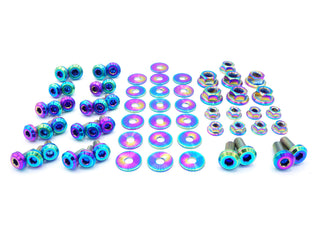 Buy cosmic-burn Titanium Hardware Engine Bay Kit - Mitsubishi Evo X