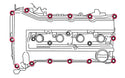 Titanium Hardware Valve Cover Kit - 4B11T Engine