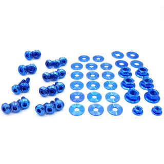 Buy blue Titanium Hardware Engine Bay Kit - Nissan Skyline GTS-R (R31)
