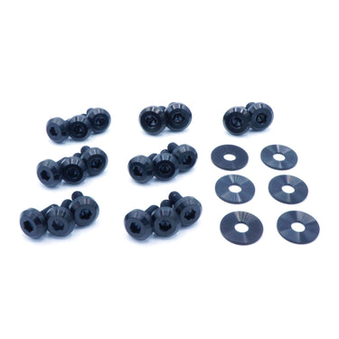 Kit de compartimento del motor parcial de titanio para Nissan Silvia S13 (1989-1995)