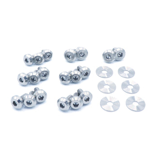 Buy polished Nissan Silvia S13 (1989-1995) Titanium Partial Engine Bay Kit