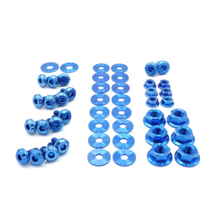 Buy blue Stage 1 Titanium Hardware Engine Bay Kit - Nissan S15 (1999-2002)