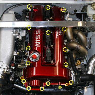 Kit de tapa de válvula con herrajes de titanio - SR20DET VTC