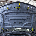 Hardware diagram for 2023+ Nissan Z hood