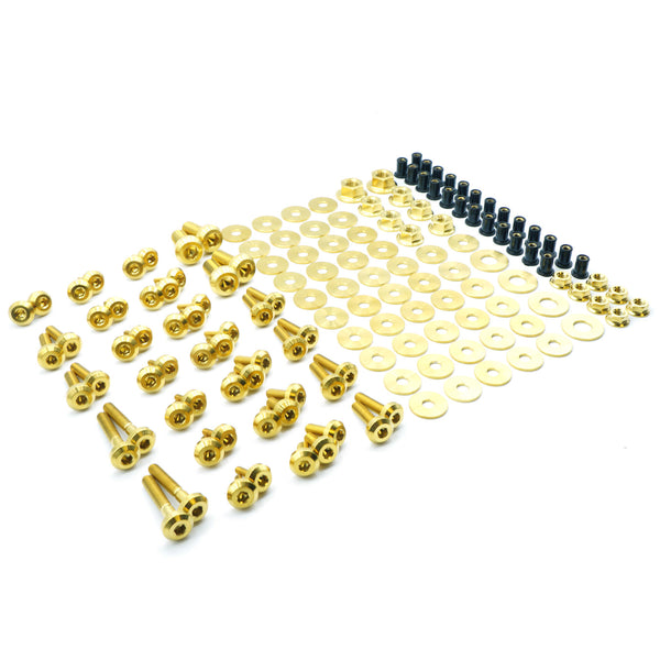 Stage 2 titanium engine bay hardware kit for 2023 Nissan Z – full set of bolts, nuts, and washers