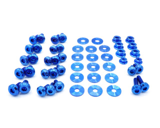 Buy blue Titanium Hardware Engine Bay Kit - Subaru WRX/STI (2004-2005)